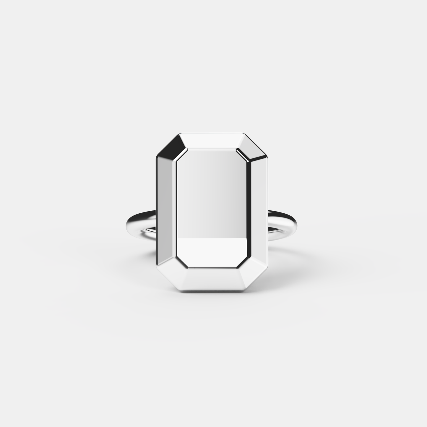 SILVER GEMA RING