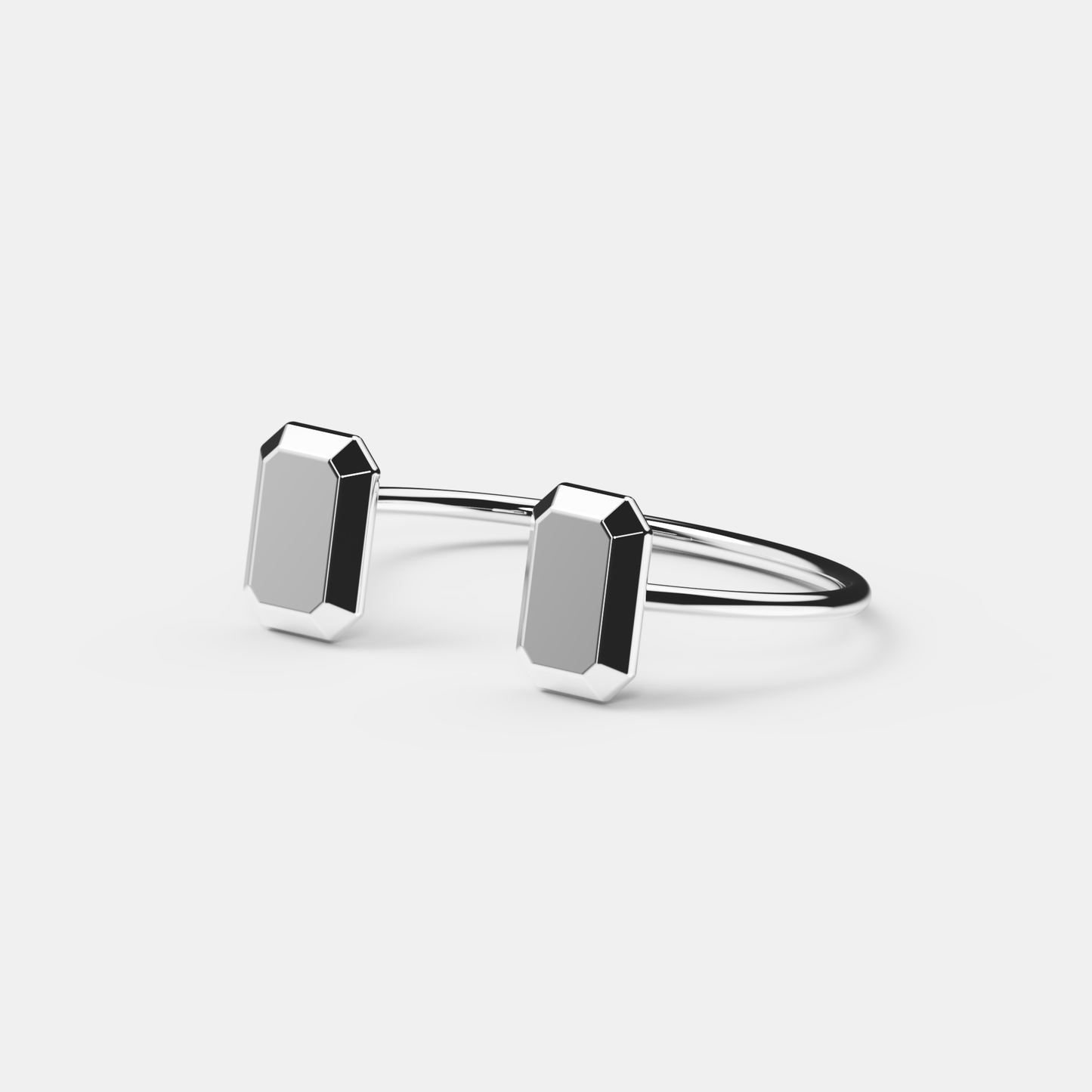 SILVER GEMA CUFF