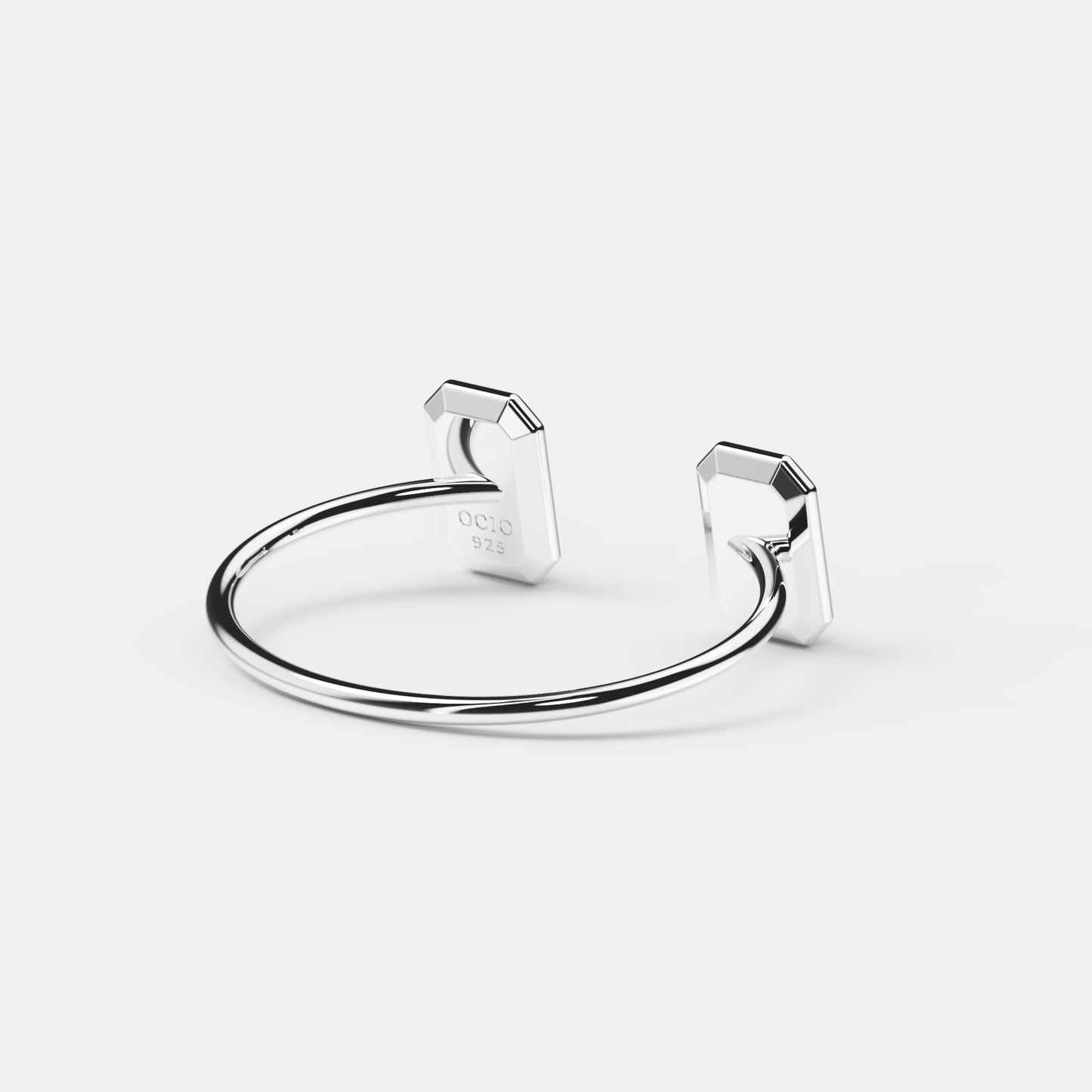 SILVER GEMA CUFF