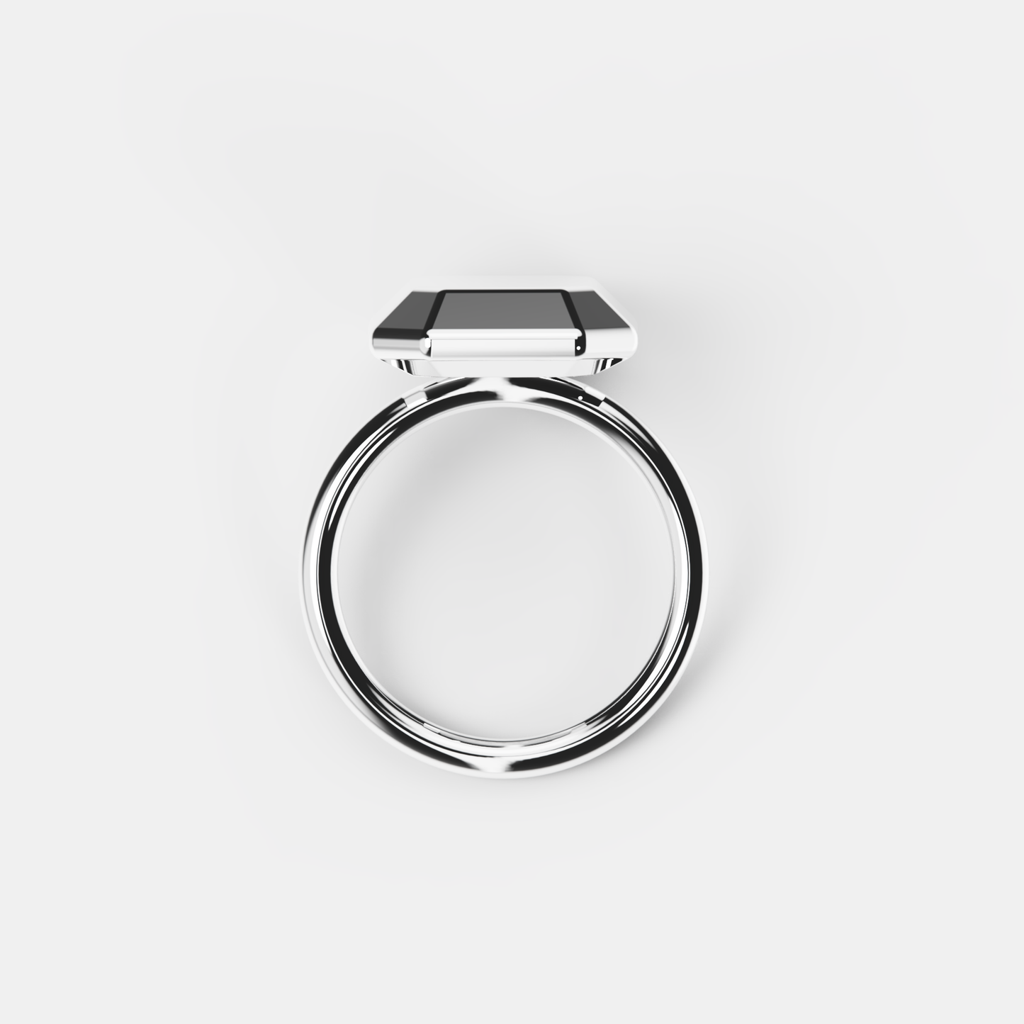 SILVER GEMA RING