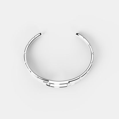 SILVER TIMELESS WATCH CUFF